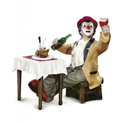 Clown eating a broiles chicken (2005)